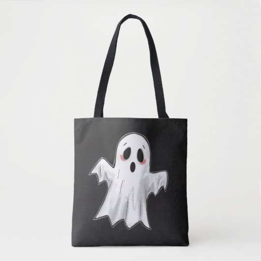 Spooky Ghost Tote Bag (Voorkant)