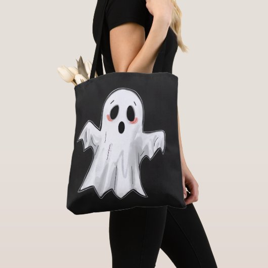 Spooky Ghost Tote Bag (Dichtbij)