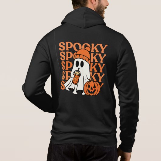 Spooky Ghost Vibes Hoodie (Achterkant)