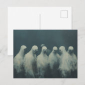 Spooky Ghosts Briefkaart (Voorkant / Achterkant)