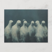 Spooky Ghosts Briefkaart (Voorkant)