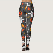 Spooky Ghosts en pompoenen Leggings (Achterkant)