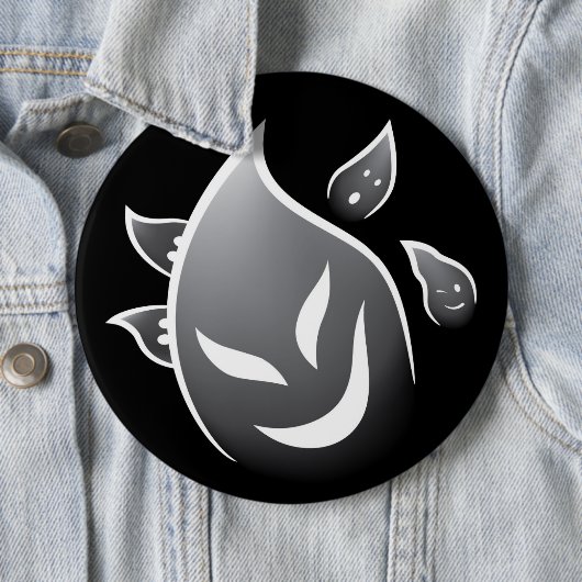 Spooky Ghosts Ronde Button 6,0 Cm (In situ)