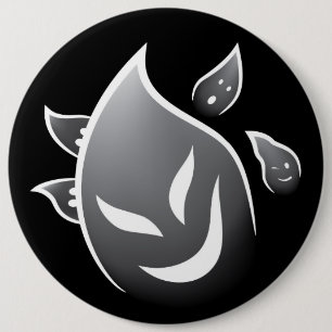 Spooky Ghosts Ronde Button 6,0 Cm