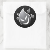 Spooky Ghosts Ronde Sticker (Tas)