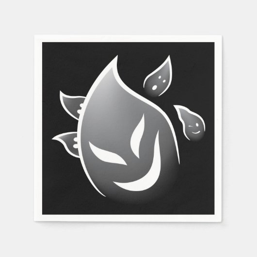 Spooky Ghosts Servet (Voorkant)