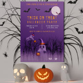 Spooky Ghosts Trick or treat Halloween feest Kaart