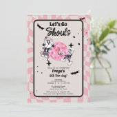 Spooky Ghoul Halloween Elke Leeftijd Verjaardag Ui Kaart (Staand voorkant)