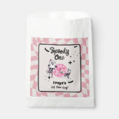 Spooky Ghoul Halloween First Birthday  Bedankzakje (Voorkant)