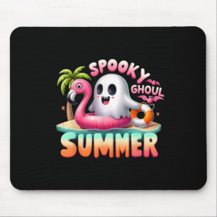 Spooky Ghoul Summer Funny Ghost Flamingo Summer Va Muismat