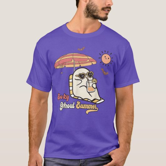 Spooky Ghoul Summer Happy Summerween Spooky Summer T-shirt (Voorkant)