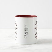 Spooky Ghouls Halloween Retro Koffie Mok (Midden)