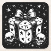 Spooky Gift Kartonnen Onderzetters (Voorkant)