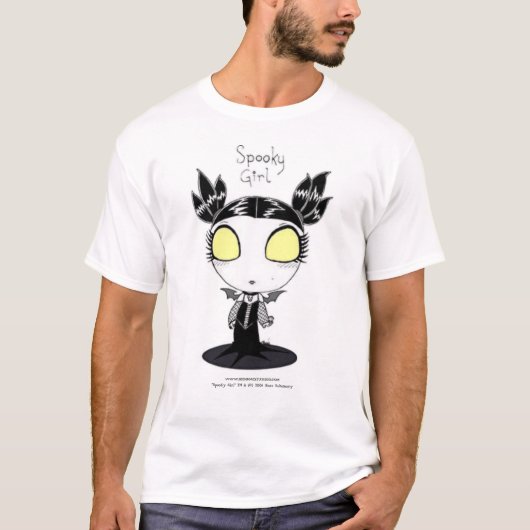 "Spooky Girl" Apparel T-shirt (Voorkant)