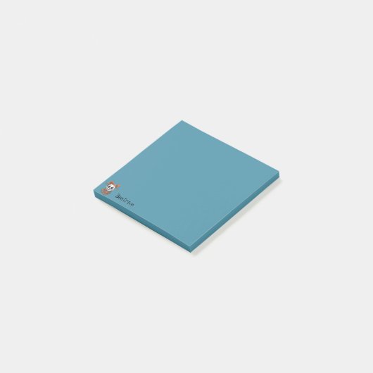 Spooky Girl Blue Post-it® Notes (Schuin)