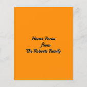 Spooky Girly Ghost Halloween  Flyer (Achterkant)