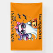Spooky Girly Ghost Halloween Spandoek (Verticaal)