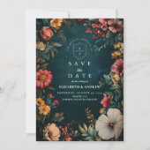 Spooky Glam Wedding Save The Date (Voorkant)