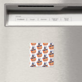 Spooky glimlachend Halloween pomkin Magneet (Insitu (Vaatwasser))