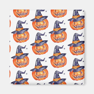Spooky glimlachend Halloween pomkin Magneet