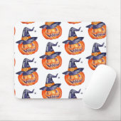 Spooky glimlachend Halloween pomkin Muismat (Met muis)