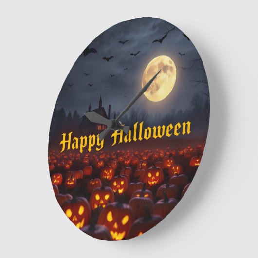 Spooky Glow Halloween Clock – Limited Edition Grote Klok (Hoek)