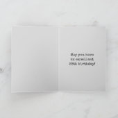 Spooky Glowing Aura Look "28 JAAR OUD!" + Naam Kaart (Binnen)