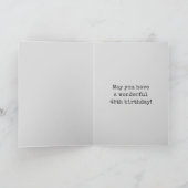 Spooky Glowing Aura Look "45 JAAR OUD!" + Naam Kaart (Binnen)