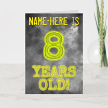 Spooky Glowing Aura Look "8 JAAR OUD!" + Naam