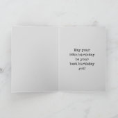 Spooky Glowing Aura Look "HAPPY 56th BIRTHDAY" Kaart (Binnen)