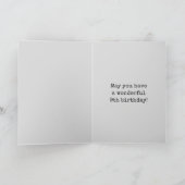 Spooky Glowing Aura Look "HAPPY 9th BIRTHDAY" Kaart (Binnen)