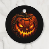 Spooky Glowing Halloween Bedankjes Labels (Achterkant)