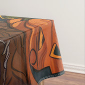 Spooky Goldendoodle Hond Halloween Heksenpompoen Tafelkleed (Voorbeeld)