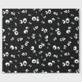 Spooky Googly ogen patroon Tissue Paper Cadeaupapier (Vlak)