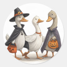 Spooky Goose Gang Terug naar School Stickers