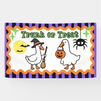 Spooky Goose Halloween Trunk or Treat-spandoek Spandoek