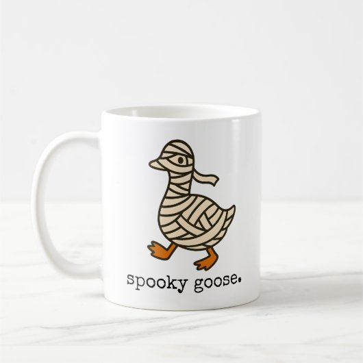 Spooky Goose Mok, Gekke mummie Koffiemok (Links)