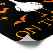 Spooky Goose op de losse Halloween Honk Witch Des Poster (Hoek)