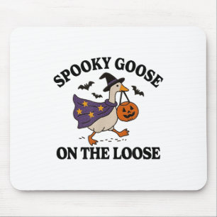Spooky Goose op de Losse Heks Gekke Goose Animal Muismat