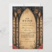 Spooky Gothic Archway Halloween Kaart (Voorkant)