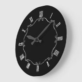 Spooky Gothic Border Grote Klok (Hoek)