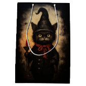 Spooky Gothic  Cat Medium Cadeauzakje (Achterkant)