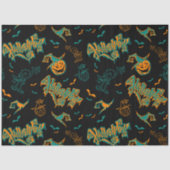 Spooky Gothic Halloween Decoupage Tissue Paper Tissuepapier (Voorkant)