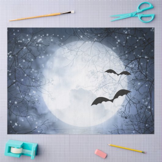 Spooky Gothic Halloween Decoupage Tissue Paper Tissuepapier (Craft)