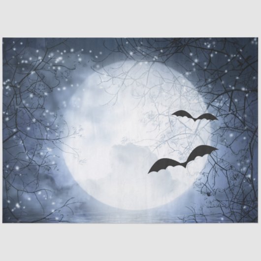 Spooky Gothic Halloween Decoupage Tissue Paper Tissuepapier (Voorkant)