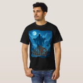 Spooky Gothic Halloween Spirit T-shirt (Voorkant volledig)