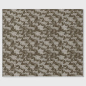 Spooky Gothic Raven In Volle Maan Volwassen Hallow Cadeaupapier (Vlak)