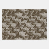 Spooky Gothic Raven In Volle Maan Volwassen Hallow Inpakpapier Vel (Voorkant)