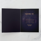 Spooky Gothic Raven In Volle Maan Volwassen Hallow Kaart (Binnen)