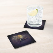 Spooky Gothic Raven In Volle Maan Volwassen Hallow Kartonnen Onderzetters (Insitu)